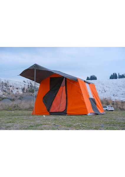 1 + 0 Yeşil Kamp Çadırı Orman Barınak Depo 4-5 Kişilik Kamp Çadır