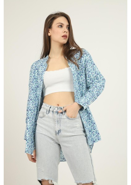 V Yakalı ve Desenli Gömlek fiyatları