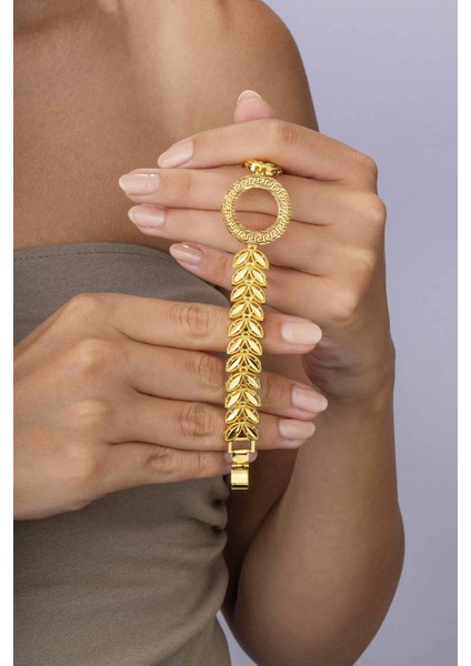 Yarım Altın Koymak Için Kelebek Motifli Altın Kaplama Çelik Kadın Bileklik fiyatları