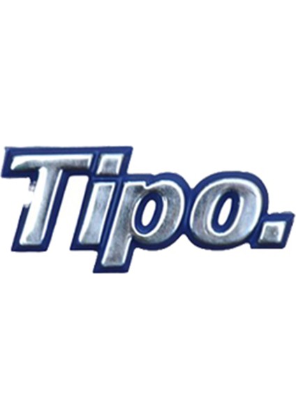 Tipo Bagaj Yazı Mavi