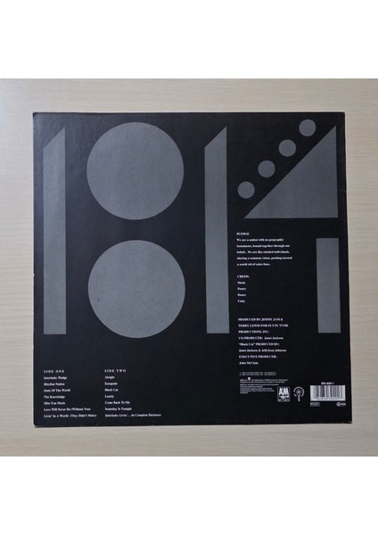 - Rhythm Nation 1814 - 1989 - Dönem Baskı Plak - Longplay - Lp fiyatları