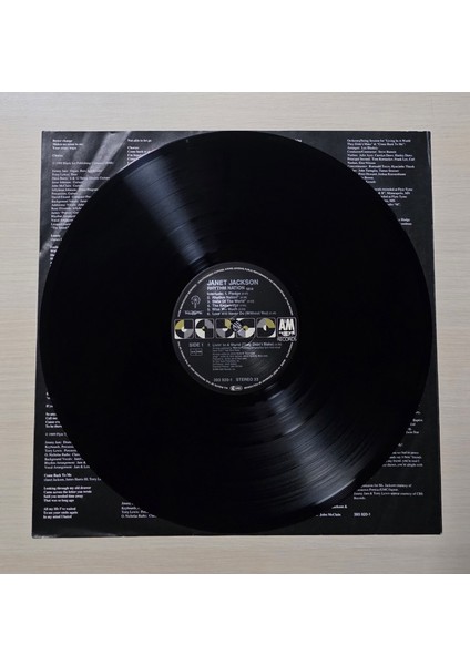 - Rhythm Nation 1814 - 1989 - Dönem Baskı Plak - Longplay - Lp modelleri