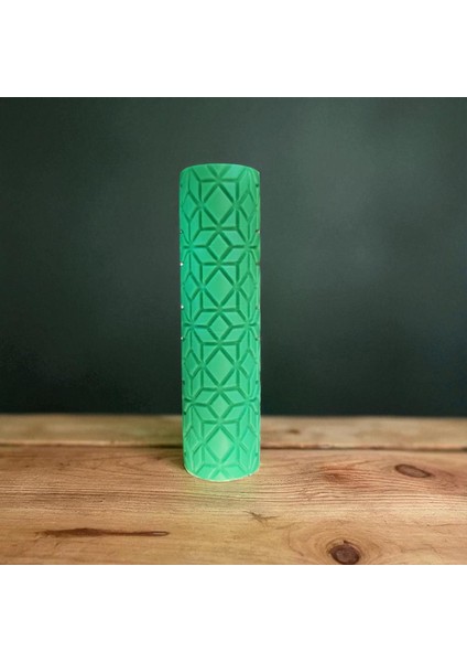 Model 007 - Polimer Kil Doku Oklavası / Seramik Çamuru Desen Rulosu