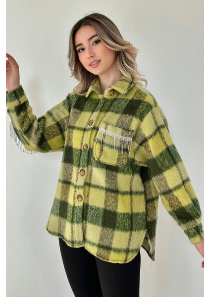 Buklet Cepli Zincir Taşlı Gömlek