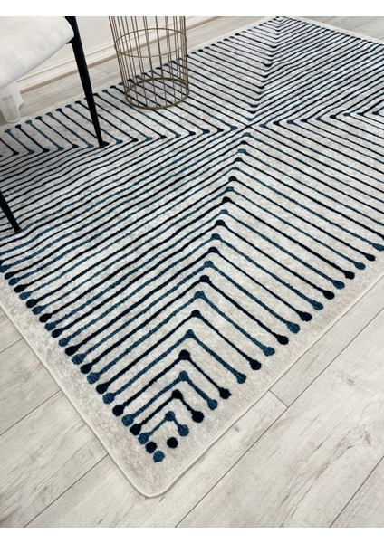 Ekru Renk Şönil Görünümlü Tasarım Yolluk Halı Mutfak Halısı indirimleri