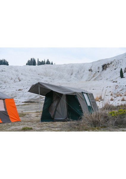 1 + 0 Yeşil Kamp Çadırı Orman Barınak Depo 4-5 Kişilik Kamp Çadır modelleri