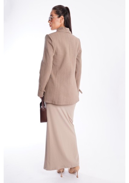 Vizon Bağlama Detaylı Blazer Kadın Ceket MG2482 indirimleri