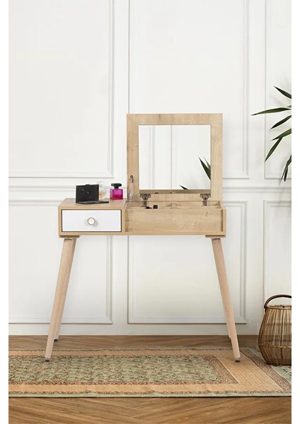 Makyaj Masası Makyaj Tuvalet Masası Aynalı Makyaj Masası