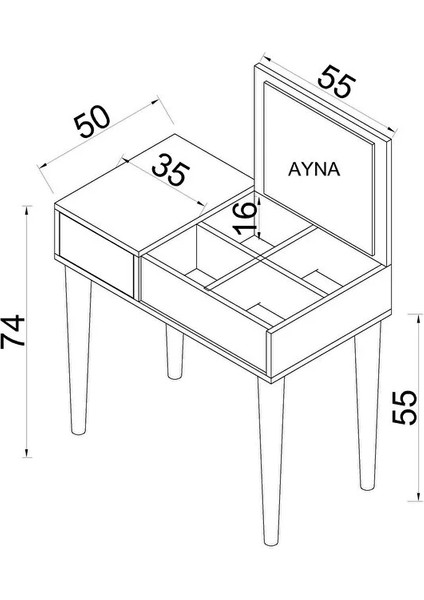 Makyaj Masası Makyaj Tuvalet Masası Aynalı Makyaj Masası indirimleri