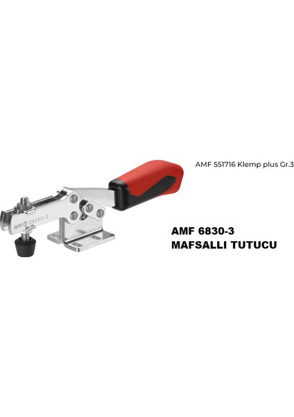 Amf 6830-3 Mafsallı Tutucu Plus Gr.3 Yatay Ucgen