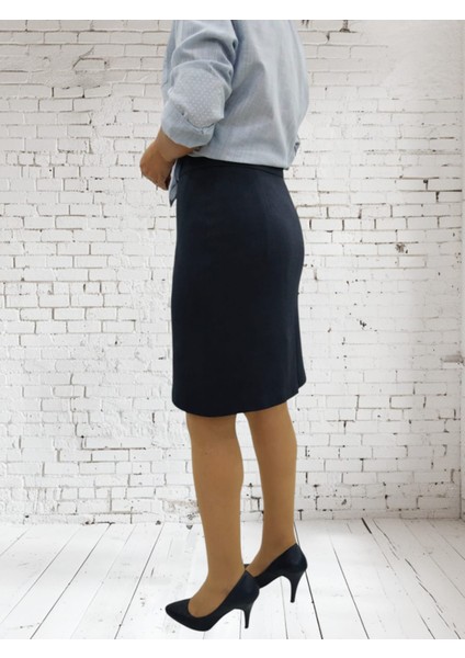 Likralı Yumuşak Dokulu Pamuk Pike Kumaş Düz Dar Etek fırsatları