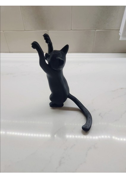 Dekoratif Kedi Kalemlik ve Masa Aksesuarı – Siyah Kedi Figürü modelleri