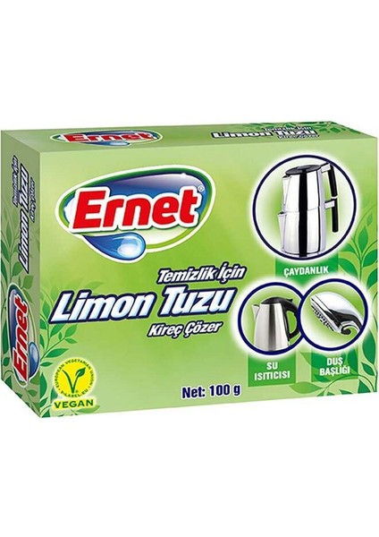 Ernet Temizlik Için Limon Tuzu 100 gr
