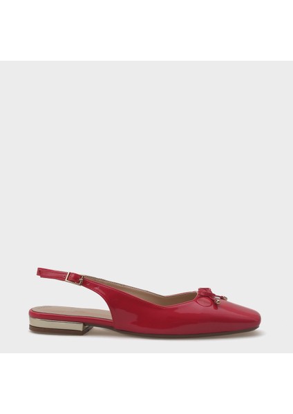 Angela Metal Topuklu Arkası Açık Kadın Babet