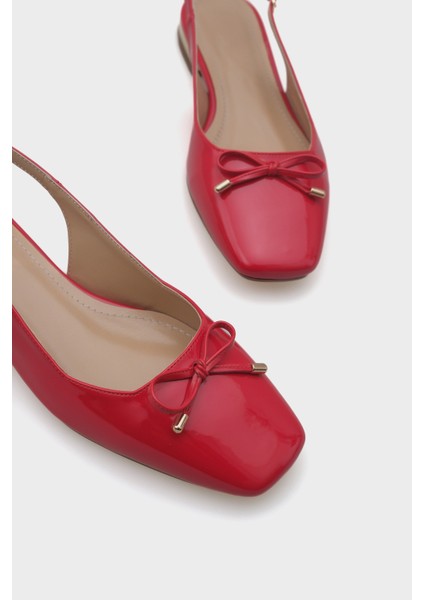 Angela Metal Topuklu Arkası Açık Kadın Babet