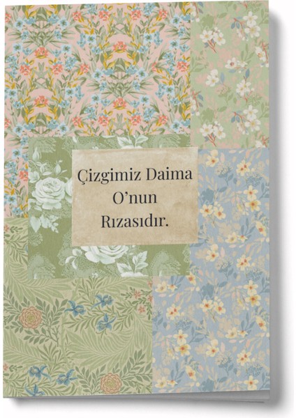 Çizgimiz Daima O'nun Rızası Mini Defter