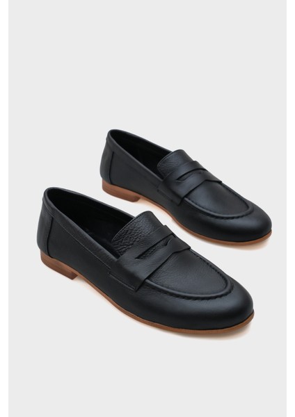 Deri Kadın Loafer