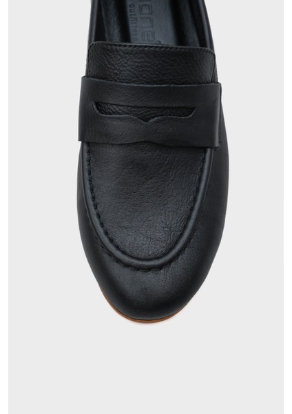 Deri Kadın Loafer