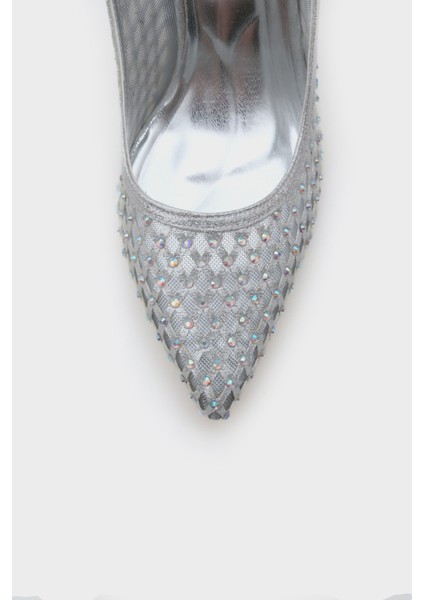 Taşlı Fileli Stiletto