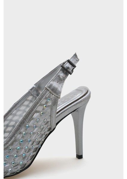 Taşlı Fileli Stiletto