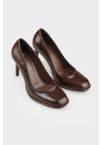 Kahve Kadın Yüksek Topuk Ayakkabı fiyatları