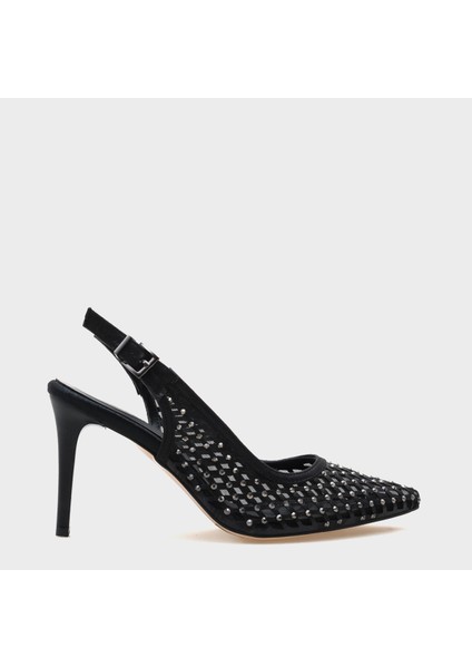 Taşlı Fileli Stiletto