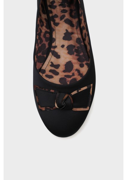 Aveline Saten Leopar Kadın Babet