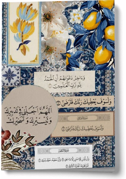 Kolaj Serisi 13 - Rabb'in Seni Hoşnut Kılacak Mini Defter