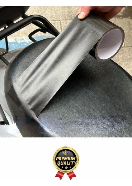 3 Adet Ekstra Güçlü Dayanıklı Su Geçirmez Sızdırmaz Yalıtım Izolasyon Siyah Tamir Bandı 10 mt 48 mm