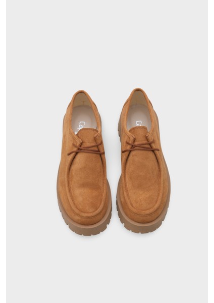 Trak Tabanlı Süet Kadın Loafer Ayakkabı