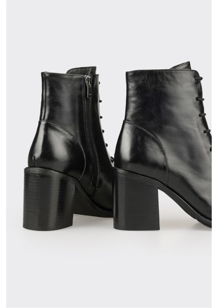 Siyah Deri Kadın Klasik Bot fırsatları