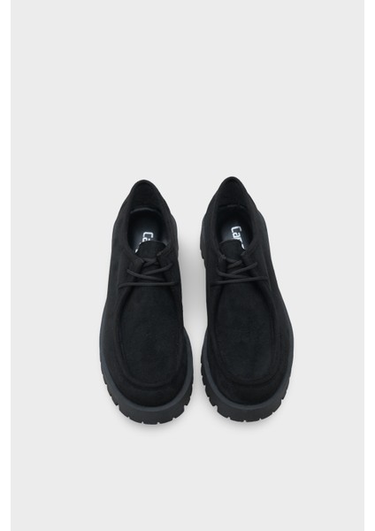 Trak Tabanlı Süet Kadın Loafer Ayakkabı