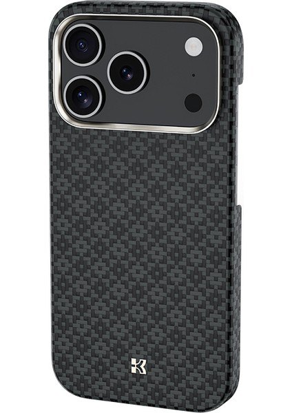 iPhone 17 Pro Max Uyumlu Kılıfm-Safe Şarj Özellikli Benks Armorair Armorgrid Serisi Kevlar Siyah modelleri