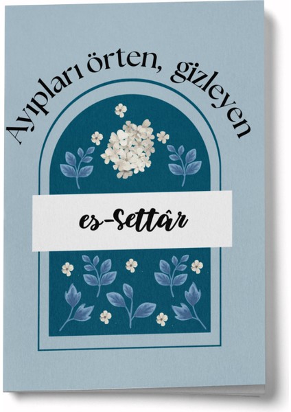Esmaül Hüsna Serisi- Es Settar Mini Defter
