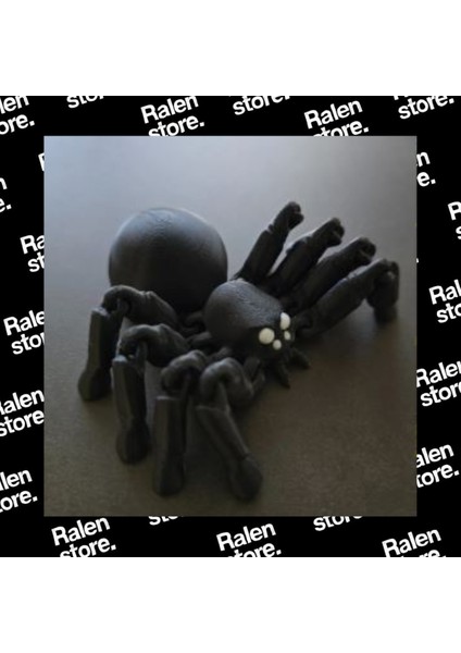 Oynar Eklem Kara Örümcek Figür-Oyuncak | 11CM | Siyah ( Yüksek Kalite 3D Baskı Pla ) fiyatları