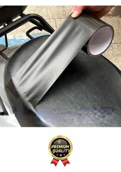 2 Adet Ekstra Güçlü Dayanıklı Su Geçirmez Sızdırmaz Yalıtım Izolasyon Siyah Tamir Bandı 10 mt 48 mm