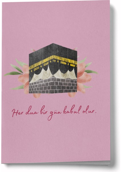 Her Dua Bir Gün Kabul Olur Mekke Mini Defter