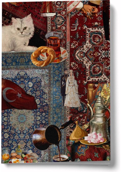 Kolaj Serisi 28 - Bir Osmanlı Güncesi Mini Defter