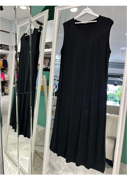 Nurgün Penye Elbise Içlik - Siyah - Standart