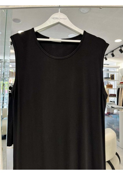 Nurgün Penye Elbise Içlik - Siyah - Standart modelleri