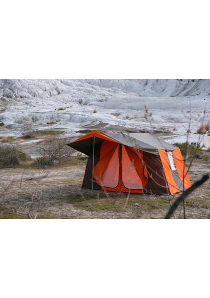 2+0 Double Kamp Orman Şantiye Depo Çadırı 6 Kişilik