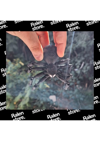 Oynar Eklem Kara Örümcek Figür-Oyuncak | 11CM | Siyah ( Yüksek Kalite 3D Baskı Pla ) indirimleri