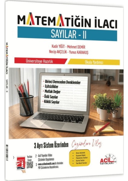 Matematiğin Ilacı Tyt Acil Matematik Sayılar 2 / Kolektif / Acil Yayınları / 9786255811073
