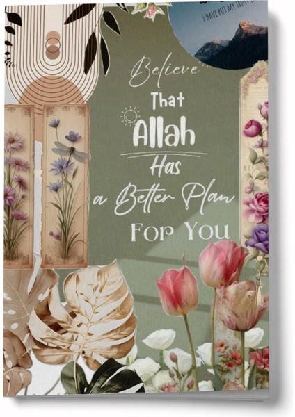 Kolaj Serisi 7 - Allah'ın Planı Mini Defter