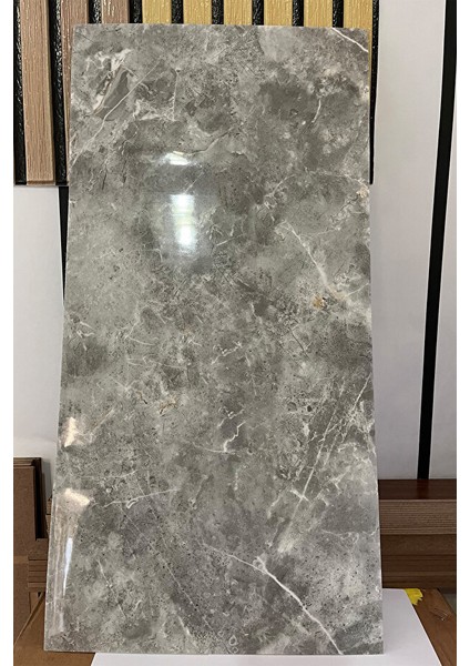10 Adet, 30X60 cm Lüx Gri Mermer Desenli Kendinden Yapışkanlı Seramik Köpük Banyo Pvc Duvar PANELI-M090 modelleri