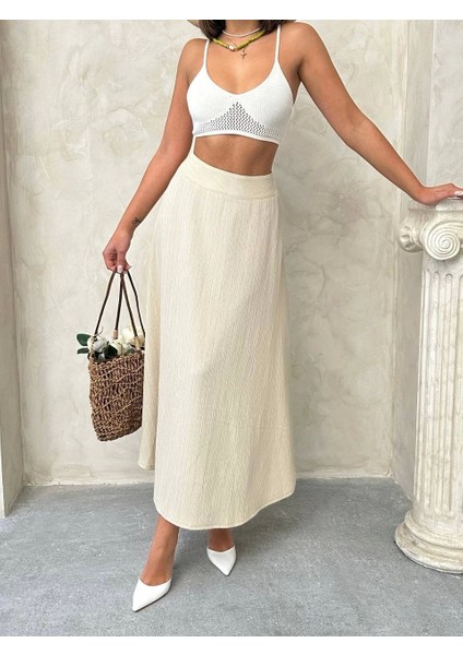 Uzun Astarlı Etek modelleri