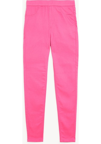 Yüksek Bel Jegging Jean Pantolon