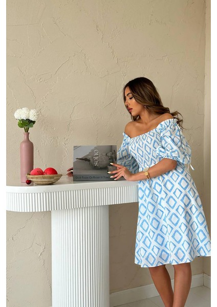 Kare Desenli Yazlık Elbise fırsatları