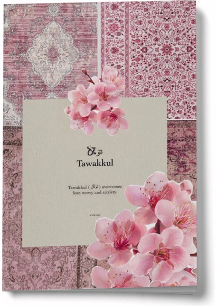 Kolaj Serisi 25 - Tevekkül Mini Defter