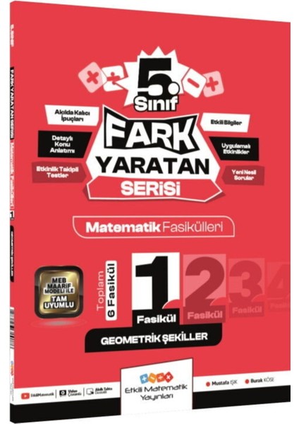 5. Sınıf Geometrik Şekiller Fark Yaratan Fasikül 1 2026